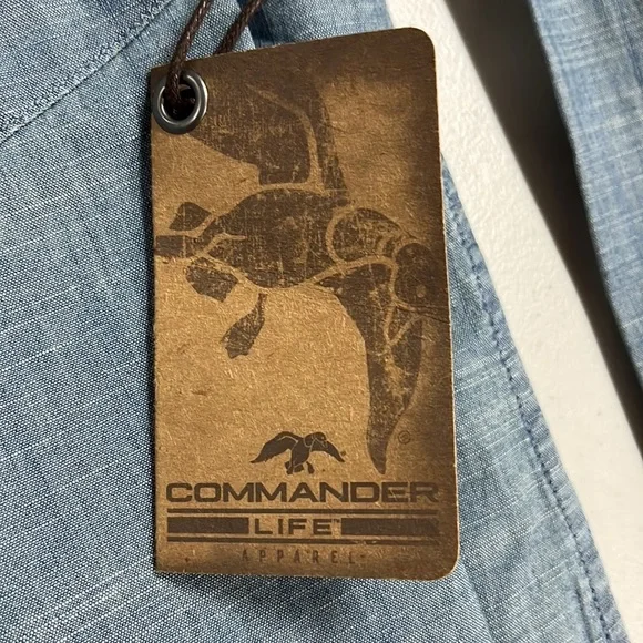 COMMANDER Life long sleeve button down shirt - Picture 4 of 7